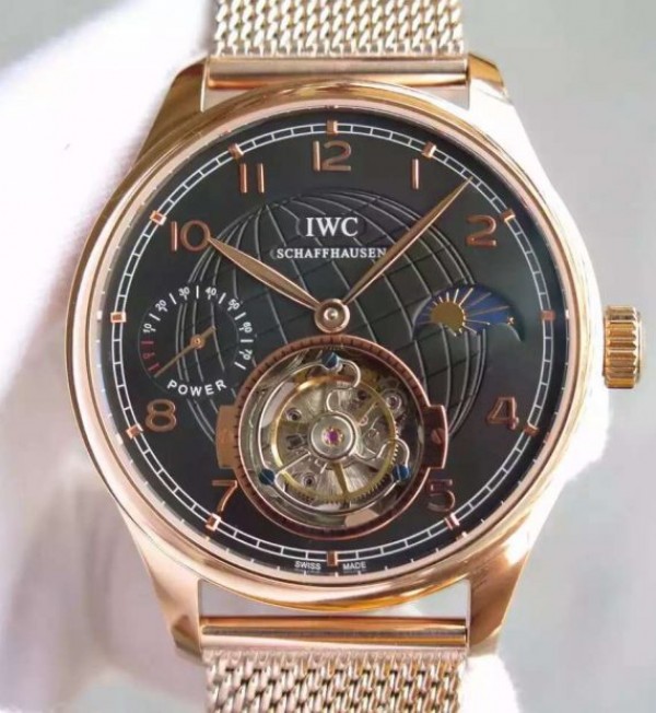 IWC TF Portuguese Tourbillon Moonphase RG Bracelet