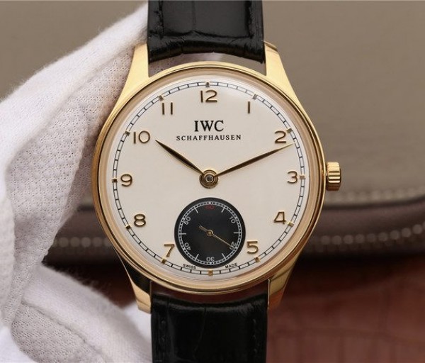 IWC ZF Portuguese IW5454 YG White & Black Dial A6498