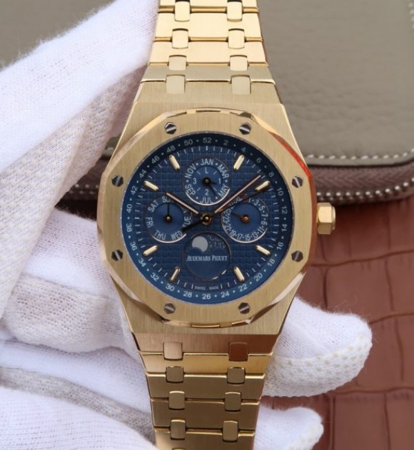 Audemars Piguet JF Royal Oak 41mm 26574 YG Blue Textured Dial A5134