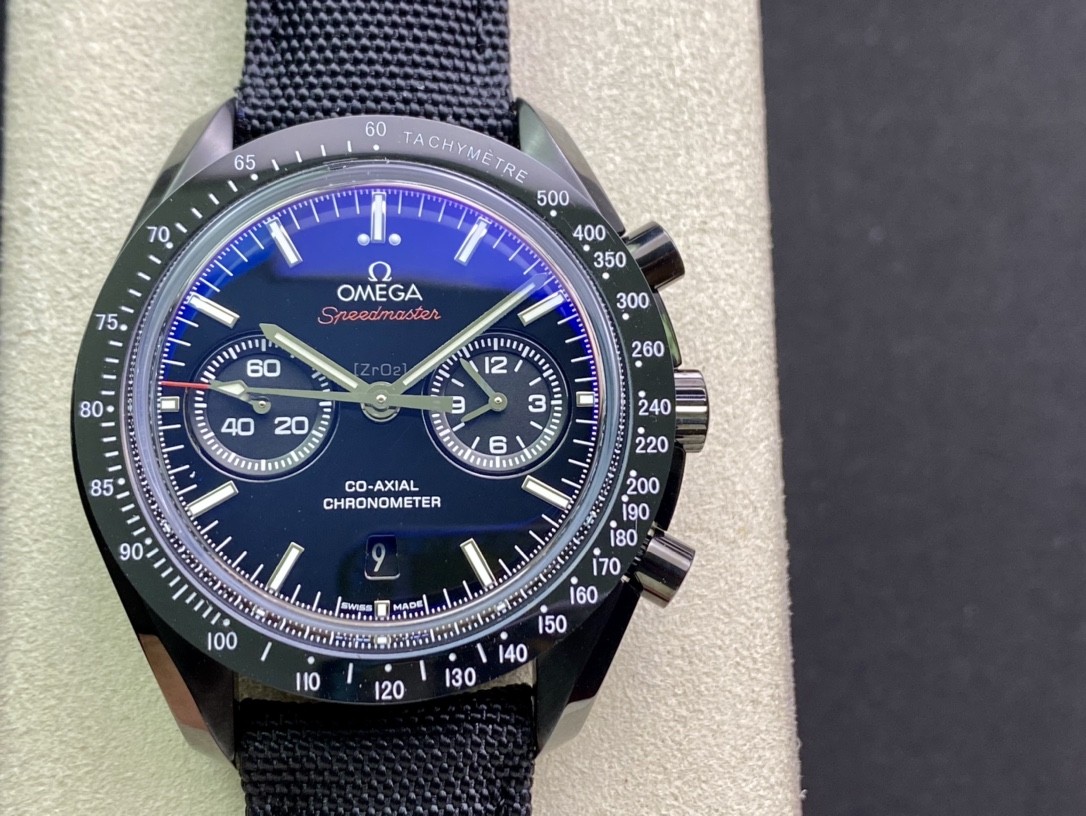 New Omega Super Series Moon Dark Face