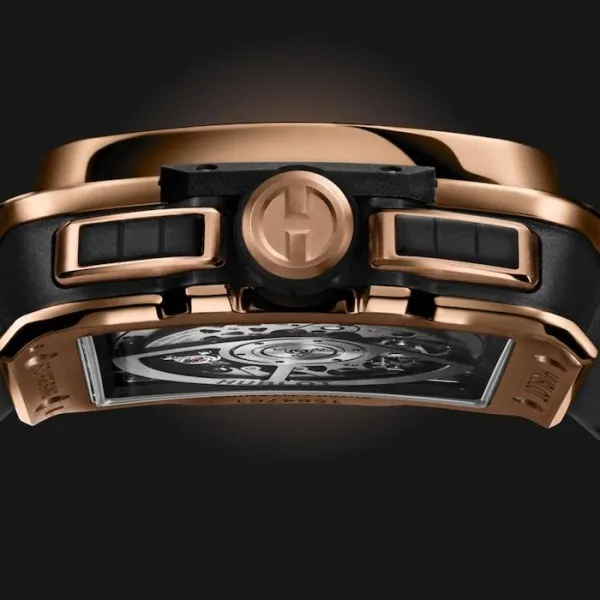 Hublot Square Bang Men Automatic Skeleton Rubber Watch 821.OX.0180.RX - gallery