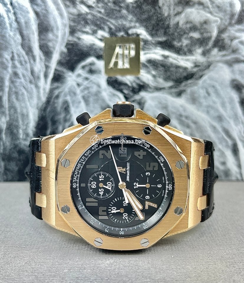 Audemars Piguet Royal Oak Offshore Mens watch Unisex Automatic Rose gold 26180OR.OO.D101CR.01