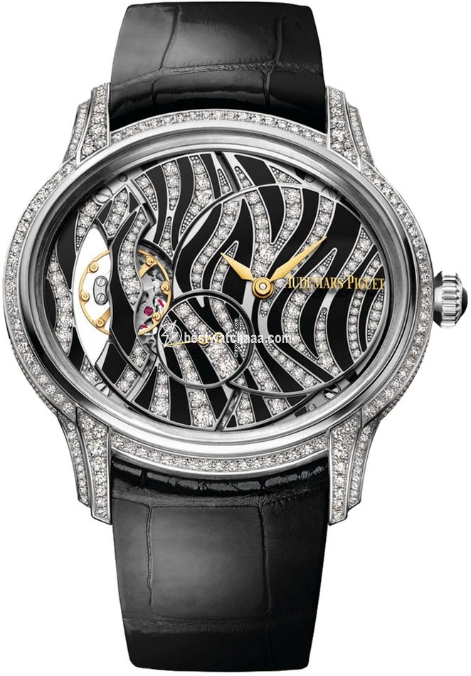 Audemars Piguet Millenary Womens watch Manual winding White gold 77249bc.zz.a102cr.01 Zebra