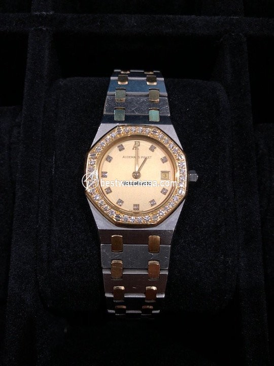 Audemars Piguet Royal Oak Lady Womens watch Quartz Gold Steel 66270SA