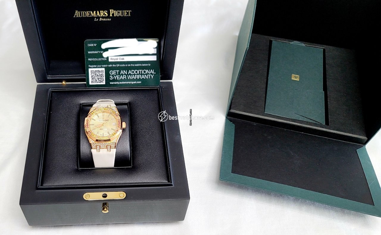 Audemars Piguet Royal Oak Lady Womens watch Automatic Rose gold 15452OR.ZY.D038VE.01
