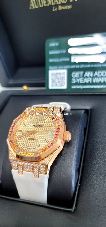 Audemars Piguet Royal Oak Lady Womens watch Automatic Rose gold 15452OR.ZY.D038VE.01 - gallery