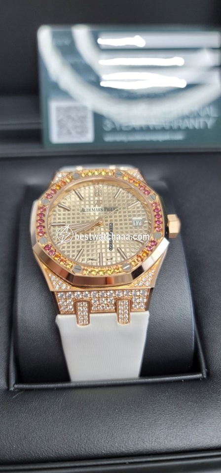 Audemars Piguet Royal Oak Lady Womens watch Automatic Rose gold 15452OR.ZY.D038VE.01 - gallery