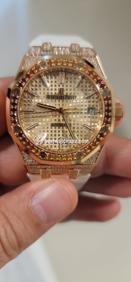 Audemars Piguet Royal Oak Lady Womens watch Automatic Rose gold 15452OR.ZY.D038VE.01 - gallery