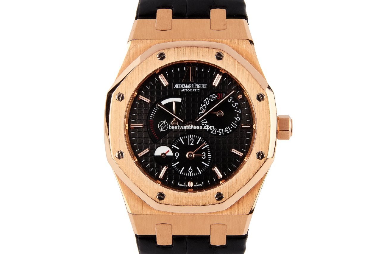 Audemars Piguet Royal Oak Dual Time Mens watch Unisex Automatic Rose gold 26120OR.OO.D002CR.01