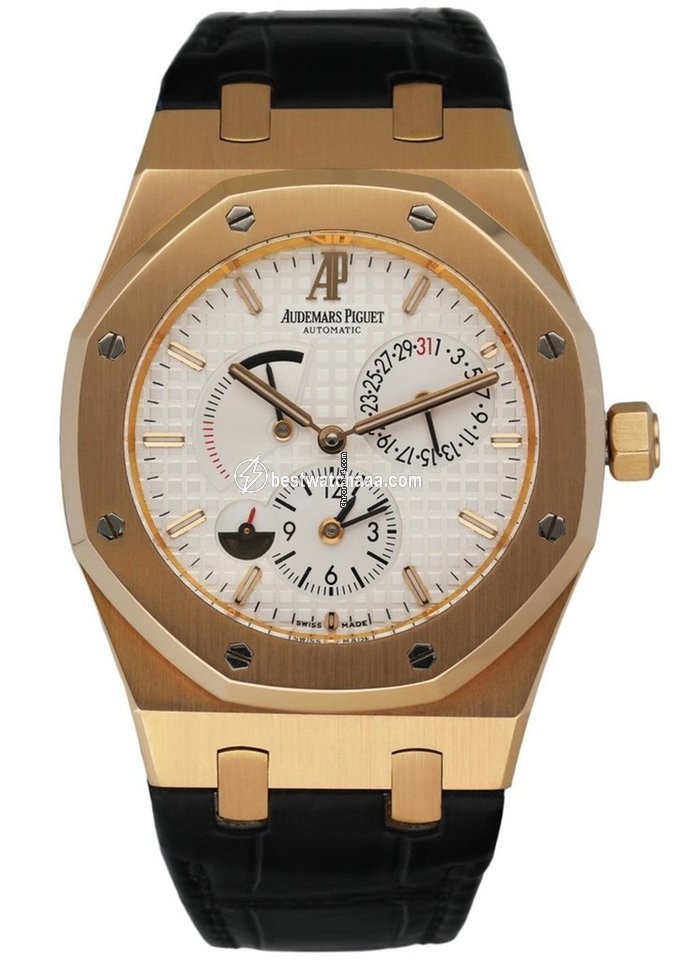Audemars Piguet Royal Oak Dual Time Mens watch Unisex Automatic Rose gold 26120OR