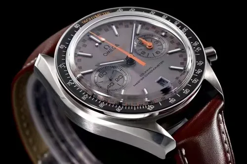 Omega Speedmaster Men Automatic Grey Leather Watch O32932445106001 - gallery