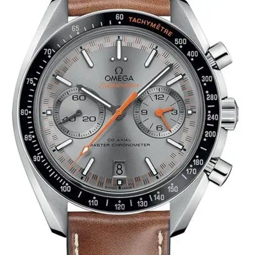 Omega Speedmaster Men Automatic Grey Leather Watch O32932445106001 - gallery