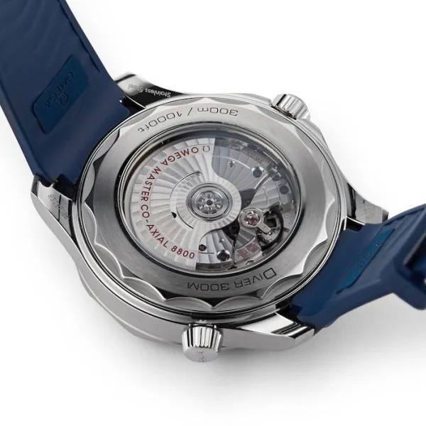 Omega Seamaster Men Automatic Blue Rubber Watch O21032422003001 - gallery