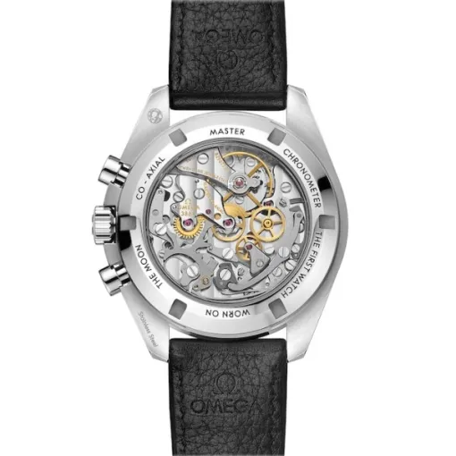 Omega Speedmaster Men Automatic Black Leather Watch O31032425001002 - gallery