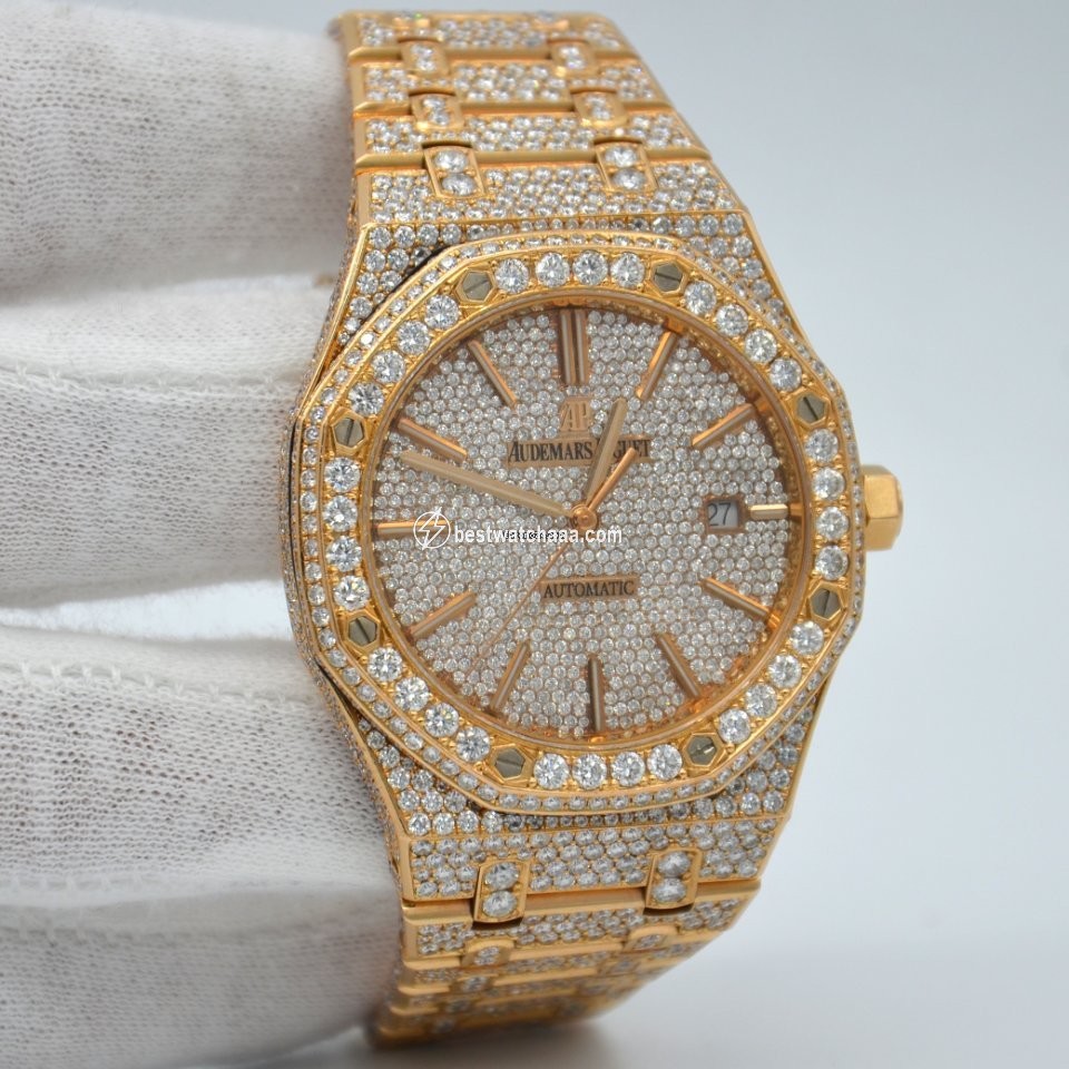 Audemars Piguet Royal Oak Selfwinding Mens watch Unisex Automatic Rose gold 15400OR.OO.1220OR.02