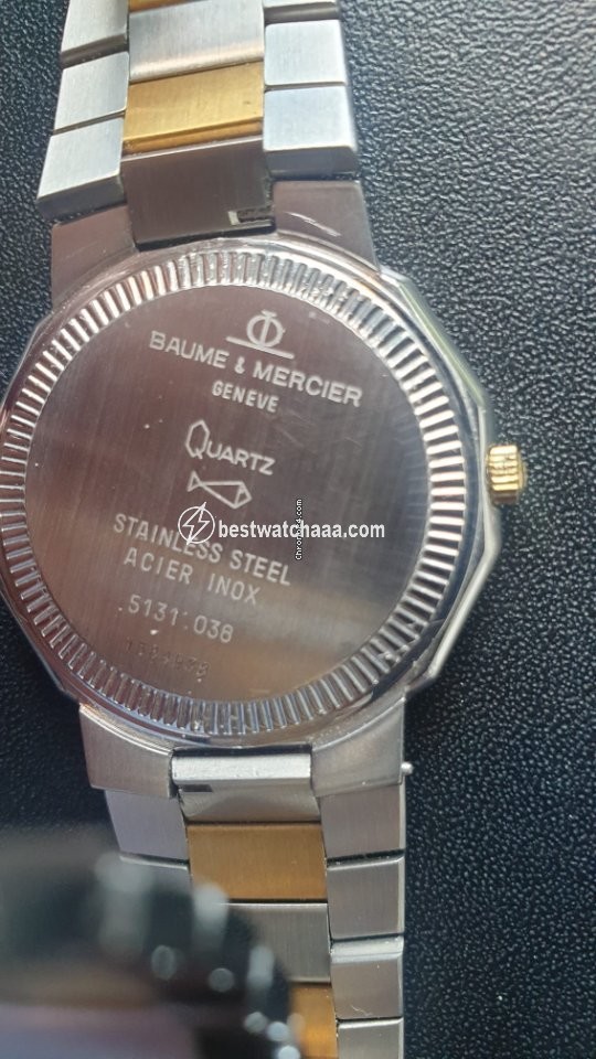 Baume & Mercier Riviera Mens watch Unisex Quartz Gold Steel 5131.038 - gallery