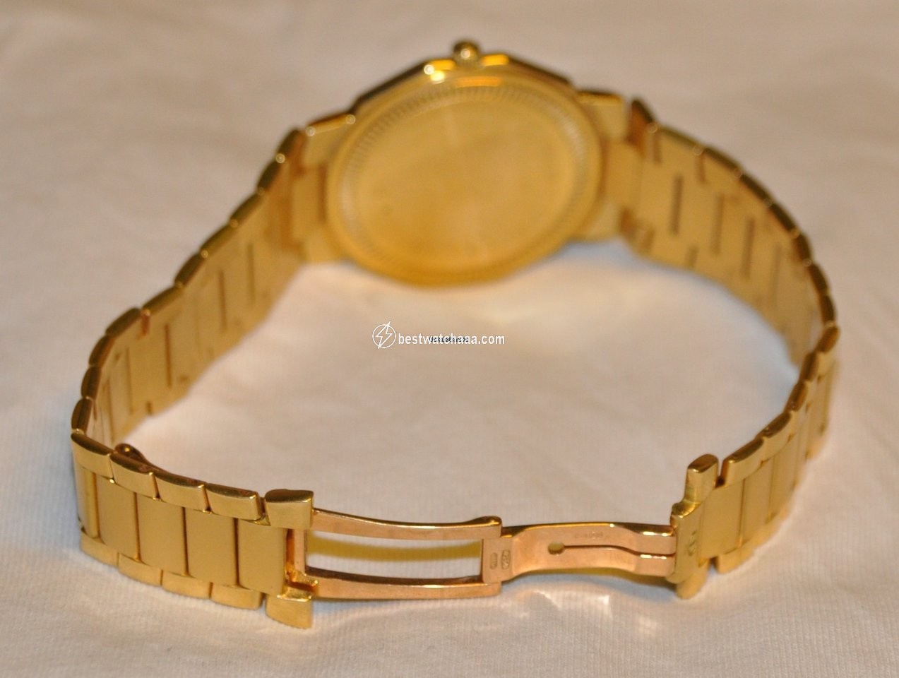 Baume & Mercier Riviera Mens watch Unisex Quartz Yellow gold M0A03182 - gallery