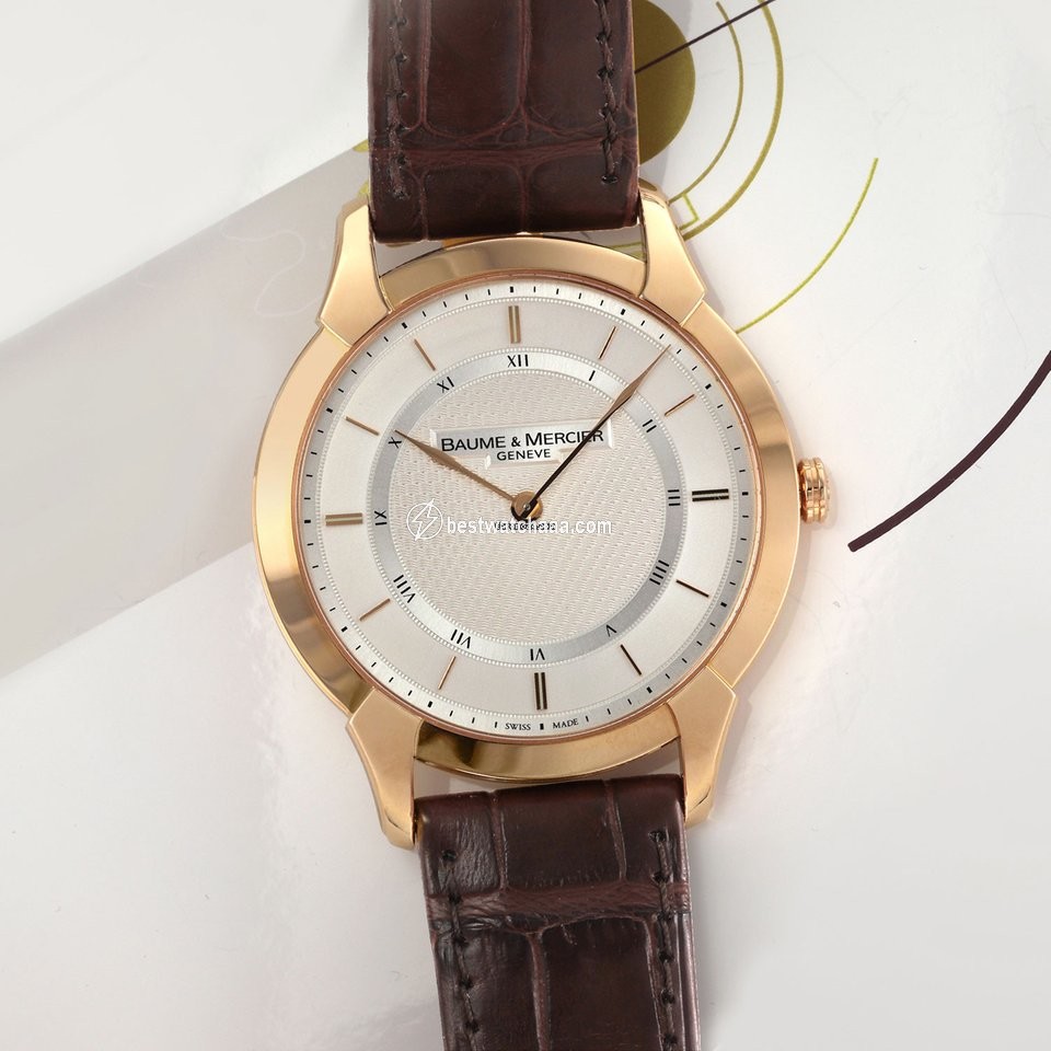 Baume & Mercier William Baume Mens watch Unisex Manual winding Rose gold m0a08794 - gallery