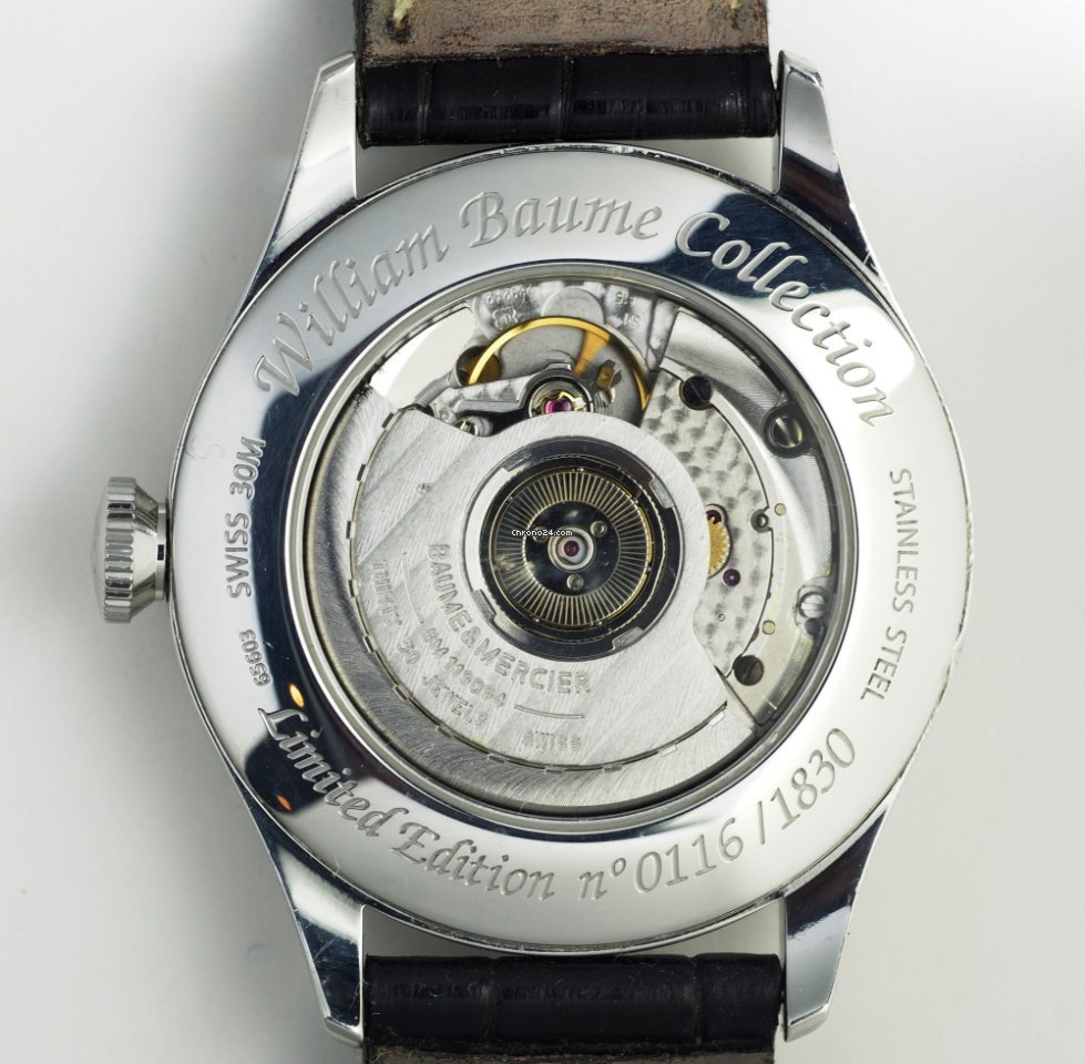 Baume & Mercier William Baume Mens watch Unisex Automatic Steel M0A08736 - gallery