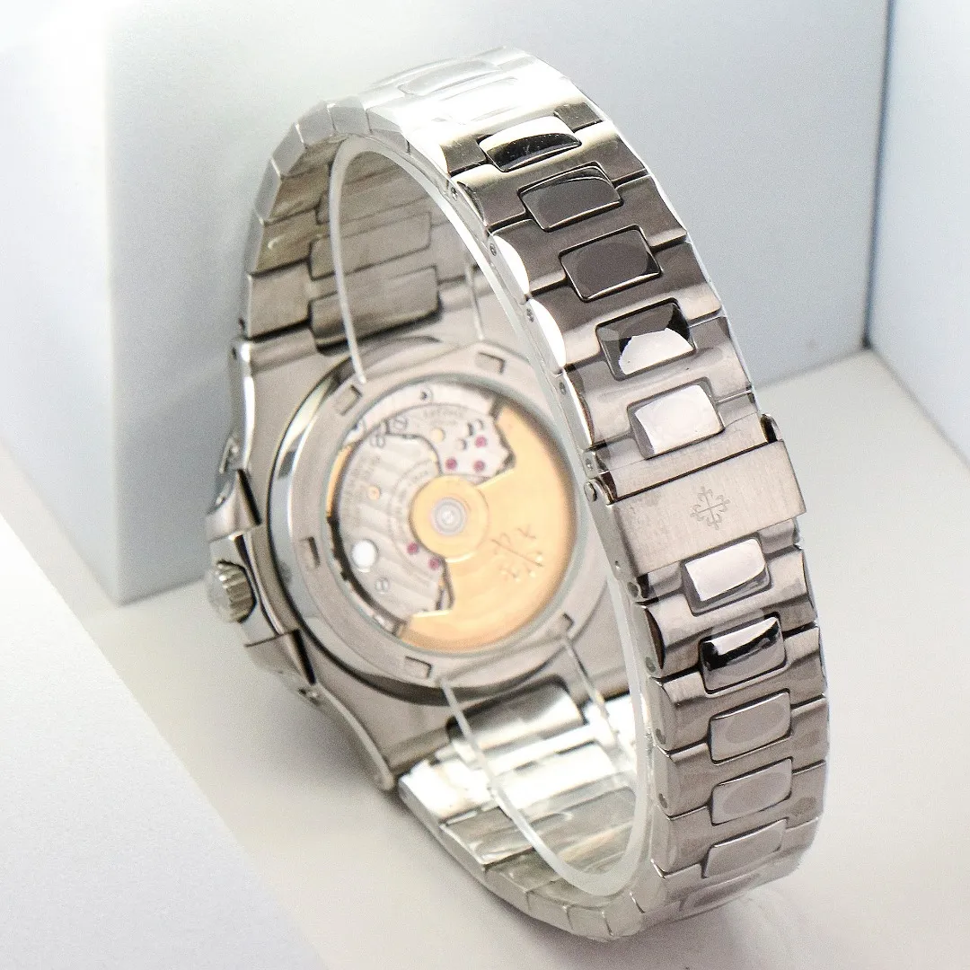 Patek Philippe Silver Nautilus Watch - gallery