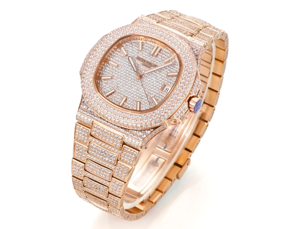 Patek Philippe Rose Gold Diamond Watch - gallery
