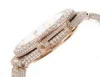 Patek Philippe Rose Gold Diamond Watch - view 8