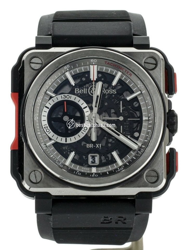 Bell & Ross BR-X1 Mens watch Unisex Automatic Ceramic BRX1-CE-TI-RED