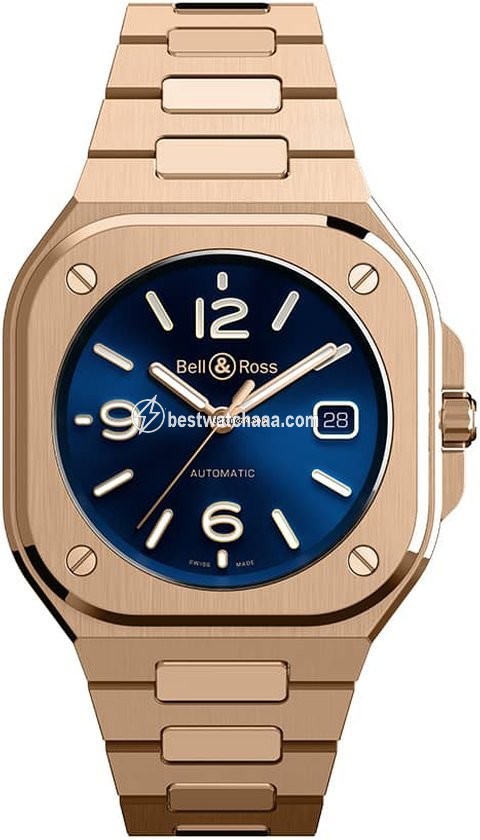 Bell & Ross BR 05 Mens watch Unisex Automatic Rose gold BR05A-BLU-PG SPG