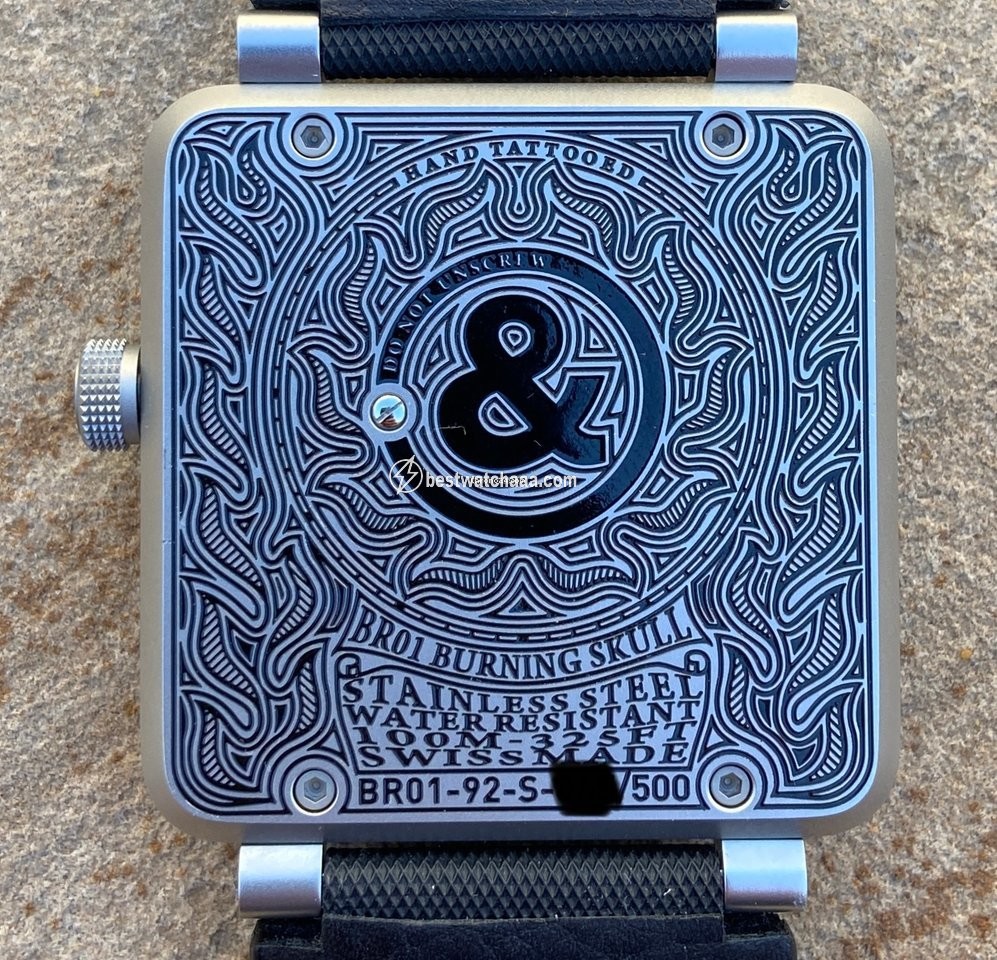 Bell & Ross BR 01-92 Mens watch Unisex Automatic Steel BR0192-SKULL-BURN - gallery