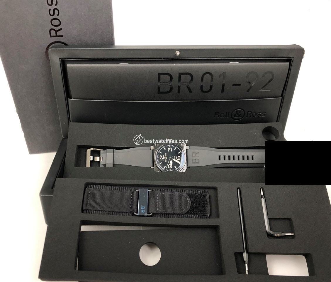 Bell & Ross BR 01-92 Mens watch Unisex Automatic Ceramic BR0192-BL-CER SRB - gallery