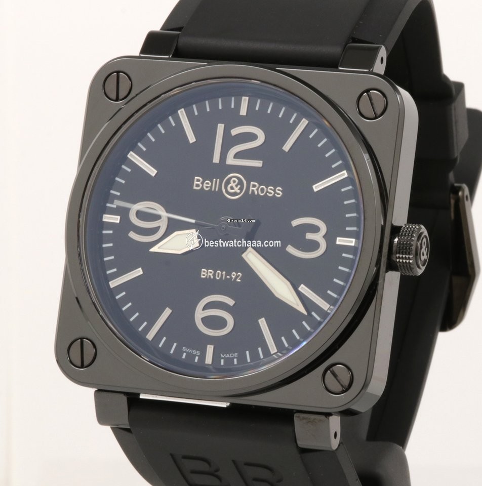 Bell & Ross BR 01-92 Mens watch Unisex Automatic Ceramic BR0192-BL-CER SRB - gallery