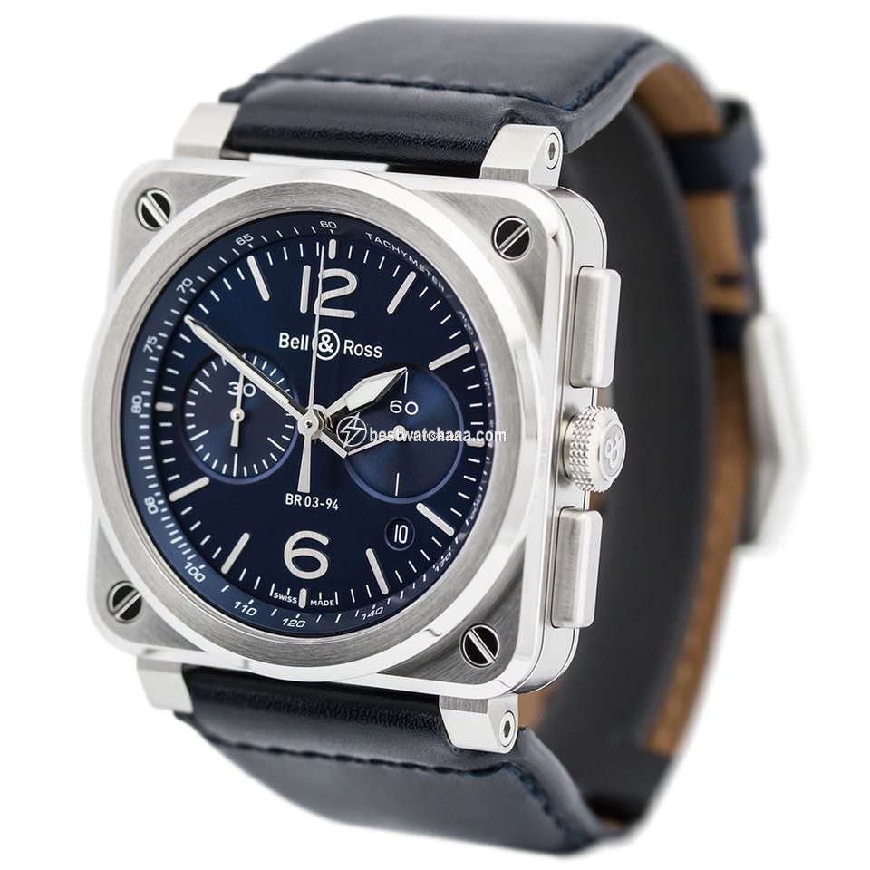 Bell & Ross BR 03-94 Chronographe Mens watch Unisex Automatic Steel BR0394-BLU-ST SCA - gallery
