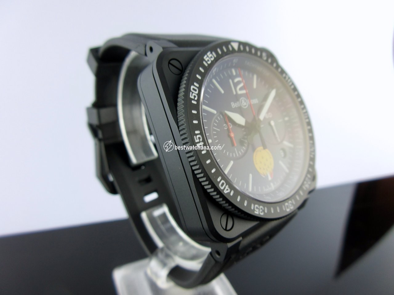 Bell & Ross BR 03-94 Chronographe Mens watch Unisex Automatic Ceramic BR0394-PAF1-CE SRB - gallery