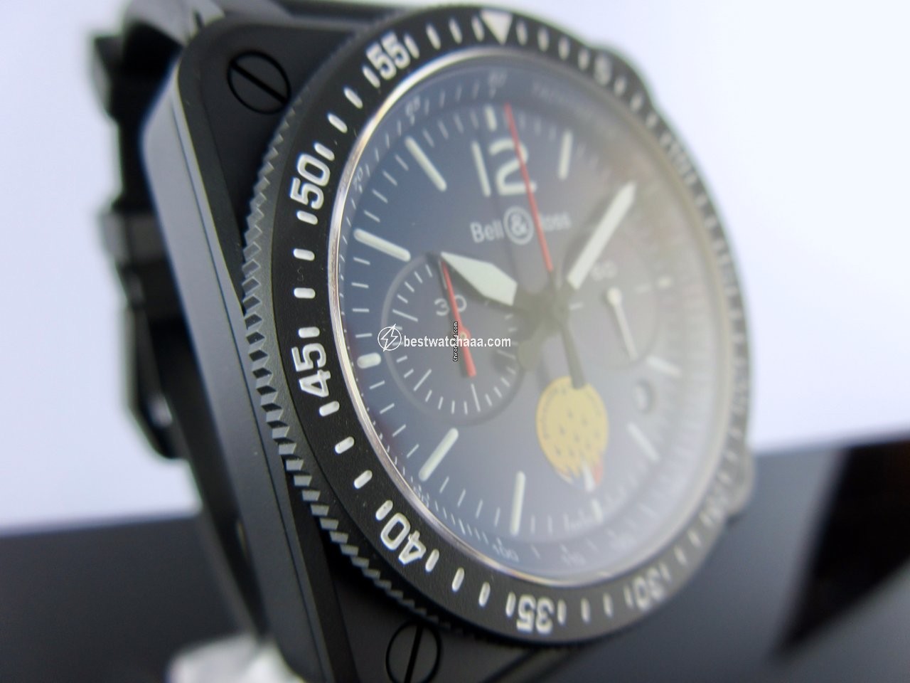 Bell & Ross BR 03-94 Chronographe Mens watch Unisex Automatic Ceramic BR0394-PAF1-CE SRB - gallery