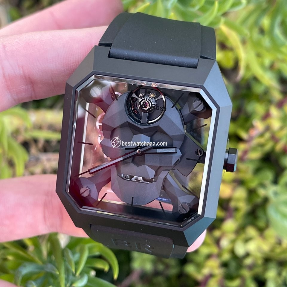 Bell & Ross BR 01 Mens watch Unisex Manual winding Ceramic BR01-CSK-CE SRB - gallery