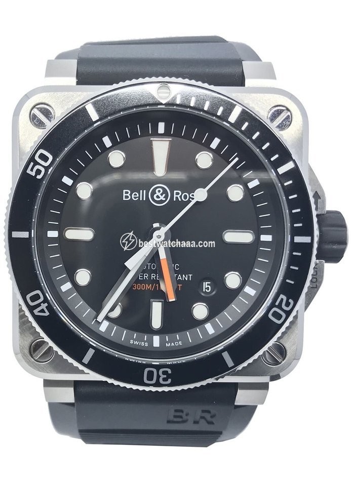 Bell & Ross BR 03-92 Steel Mens watch Unisex Automatic BR0392-D-BL-ST-SRB
