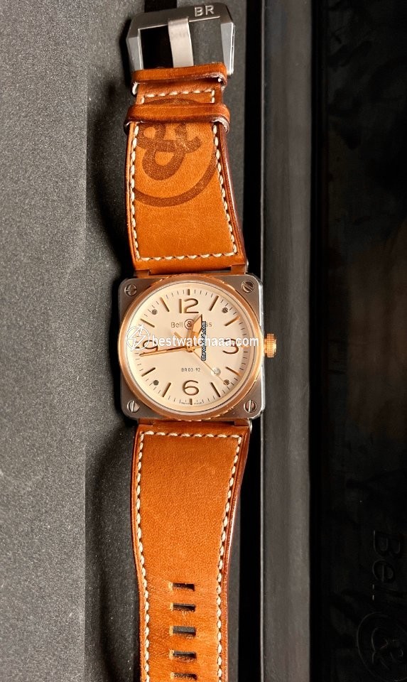 Bell & Ross BR 03-92 Steel Mens watch Unisex Automatic Gold Steel BR0392-ST-PG SCA - gallery