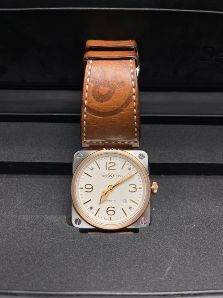 Bell & Ross BR 03-92 Steel Mens watch Unisex Automatic Gold Steel BR0392-ST-PG SCA - gallery