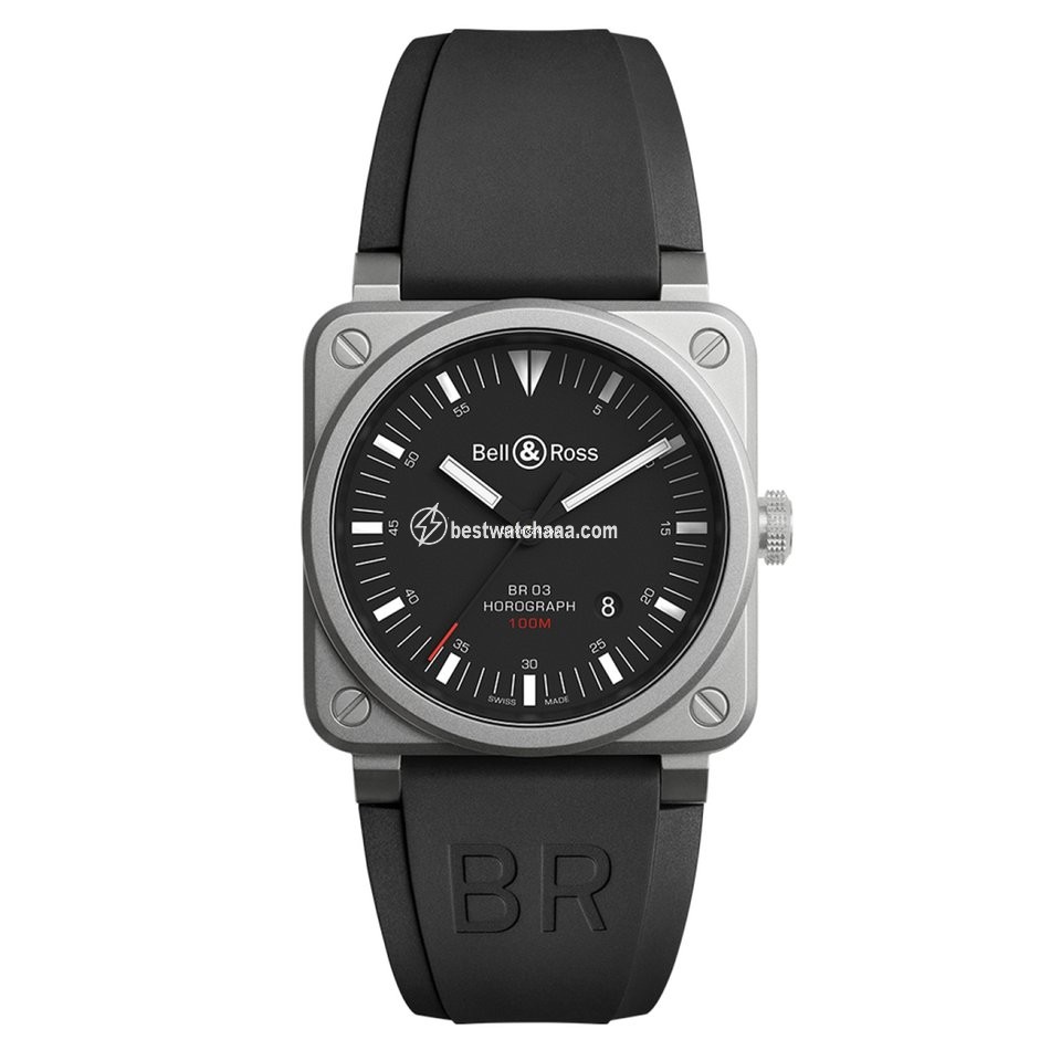 Bell & Ross BR 03-92 Steel Mens watch Unisex Automatic Steel BR0392HORBLC SRB