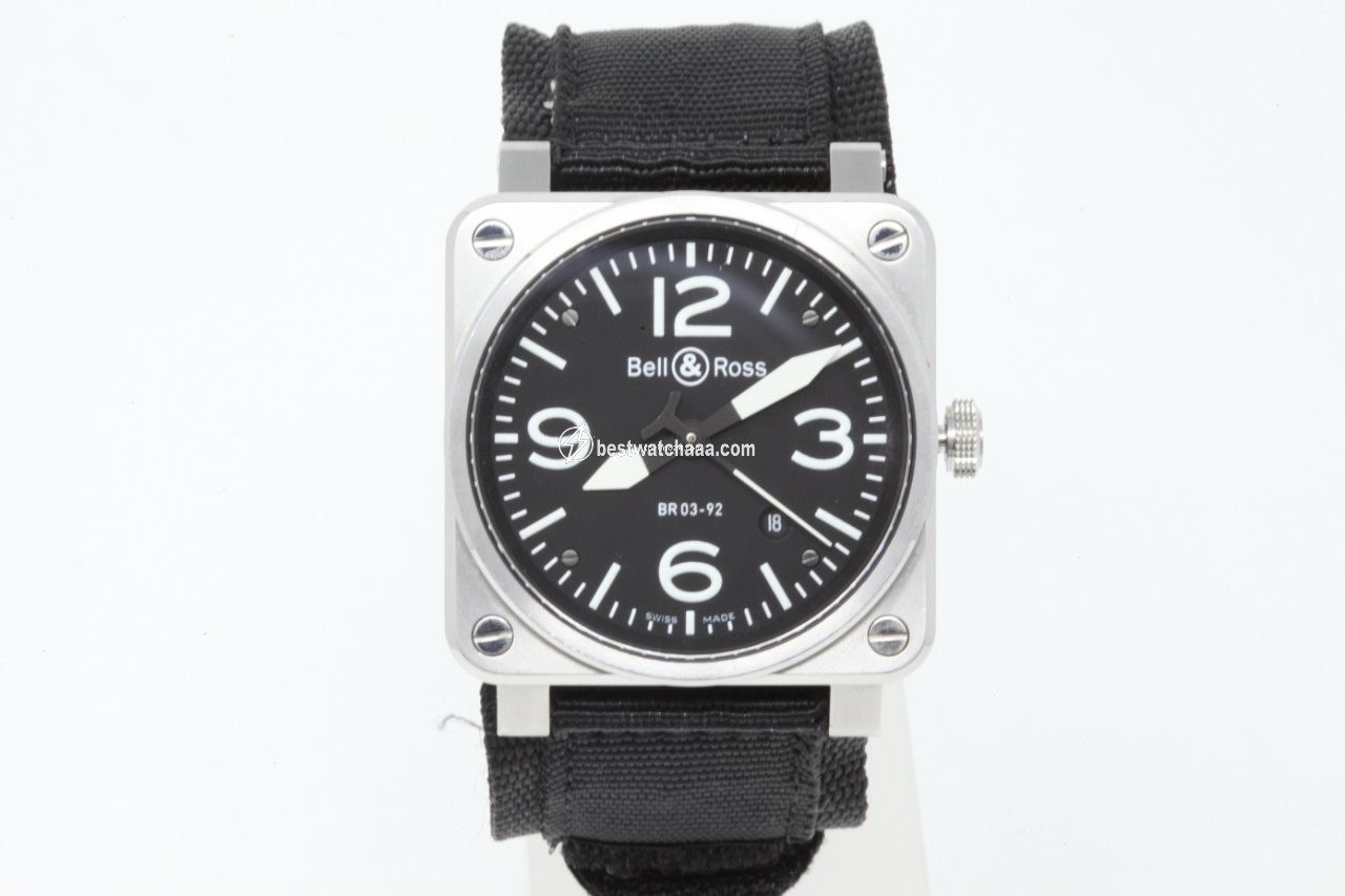 Bell & Ross BR 03-92 Steel Mens watch Unisex Automatic Steel BR0392-BLC-ST