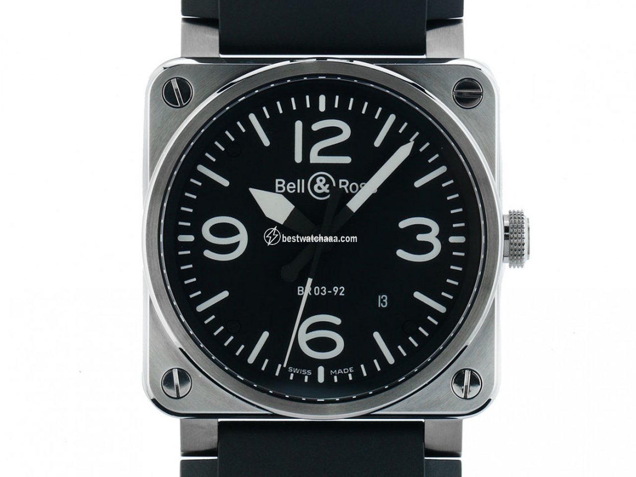 Bell & Ross BR 03-92 Steel Mens watch Unisex Automatic Steel BR 0392-BL-ST