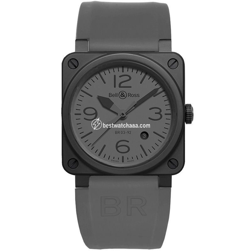 Bell & Ross BR 03-92 Ceramic Mens watch Unisex Automatic Ceramic BR0392-COMMANDO-CE