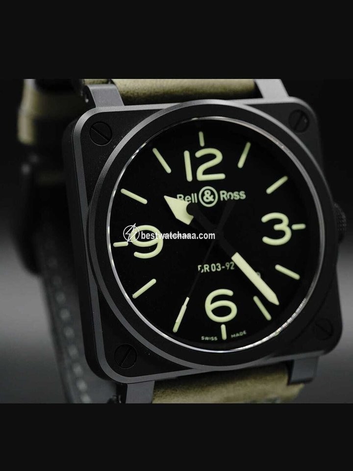 Bell & Ross BR 03-92 Ceramic Mens watch Unisex Automatic Ceramic BR0392-BL3-CE SCA - gallery