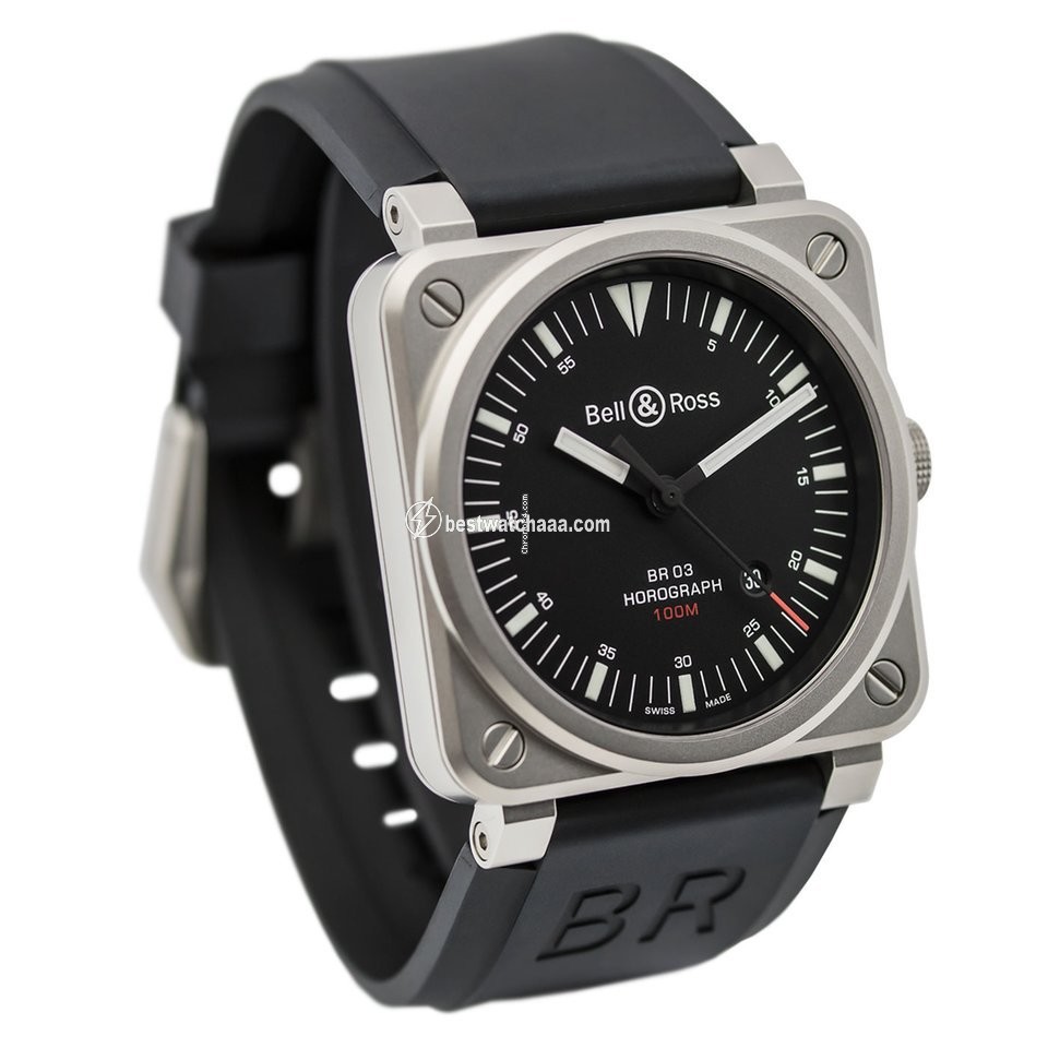 Bell & Ross BR 03 Mens watch Unisex Automatic Steel BR0392-HOR-BLC SRB - gallery