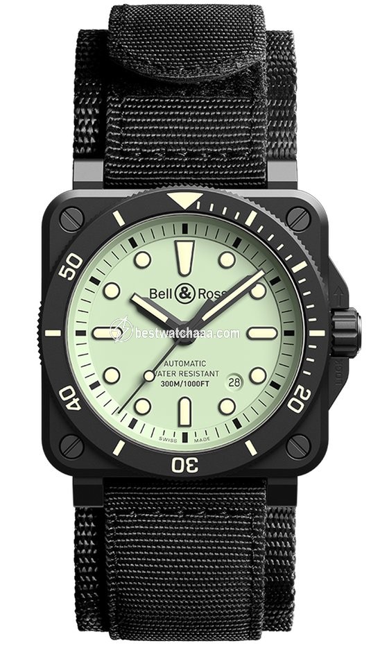 Bell & Ross BR 03 Mens watch Unisex Automatic Ceramic BR0392-D-C5-CE SRB - gallery