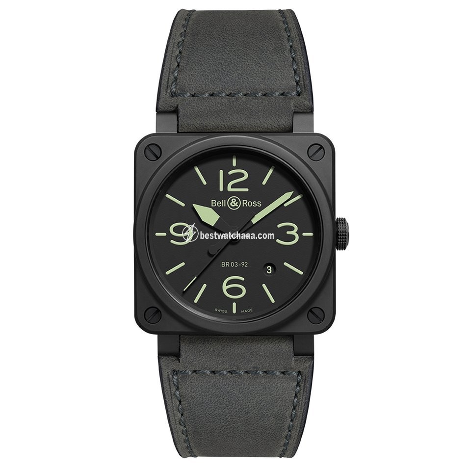 Bell & Ross BR 03 Mens watch Unisex Automatic Ceramic BR0392-BL3-EC SCA