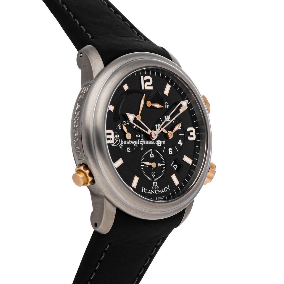 Blancpain Leman Reveil GMT Mens watch Unisex Automatic Titanium 2041-12A30-64B - gallery