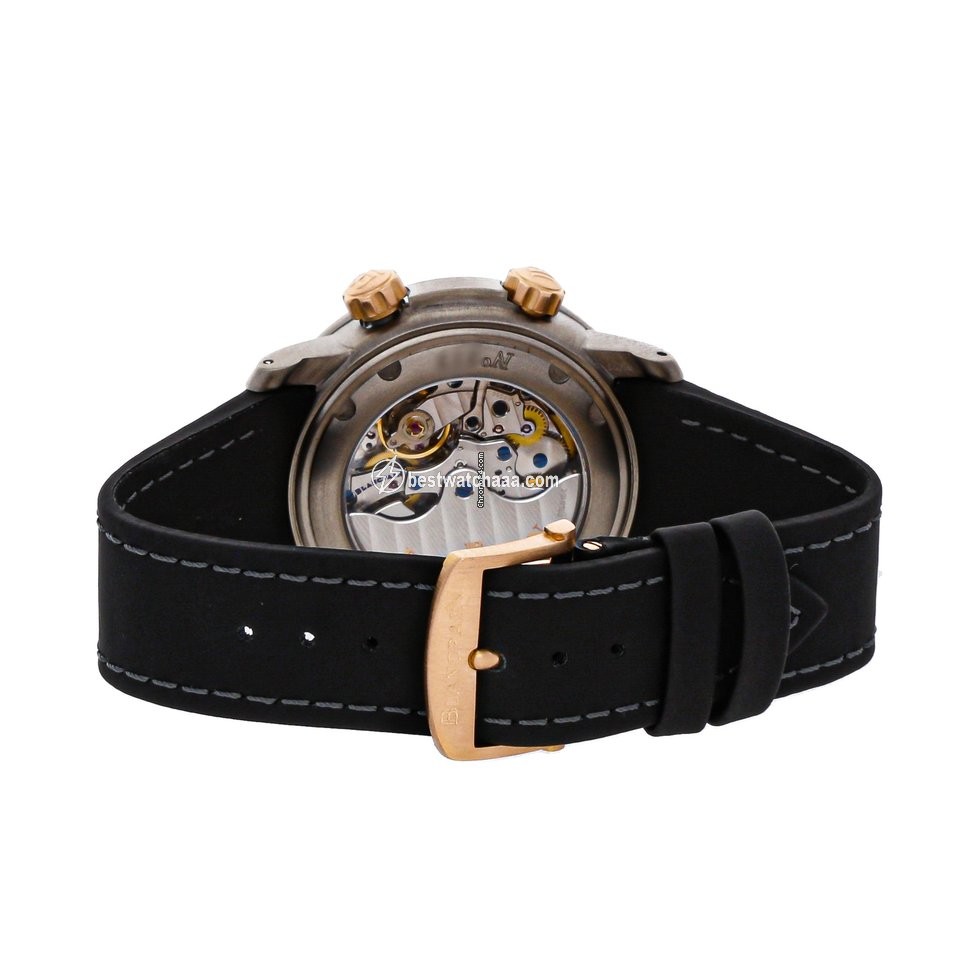 Blancpain Leman Reveil GMT Mens watch Unisex Automatic Titanium 2041-12A30-64B - gallery