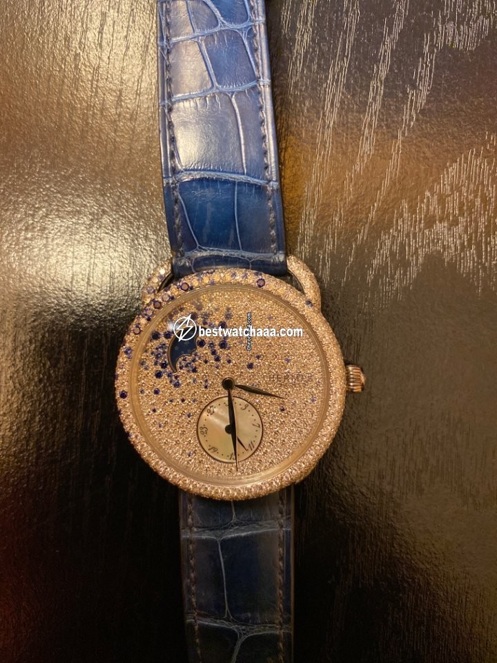 Blancpain Leman Reveil GMT Mens watch Unisex Automatic White gold 2841-1542-53b - gallery