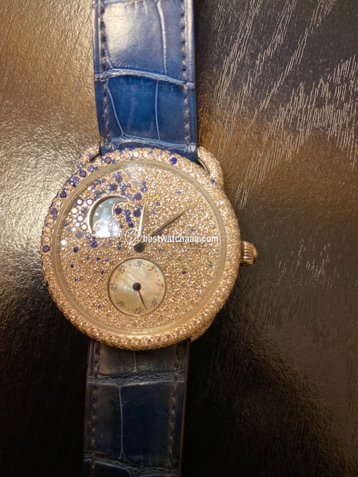 Blancpain Leman Reveil GMT Mens watch Unisex Automatic White gold 2841-1542-53b - gallery